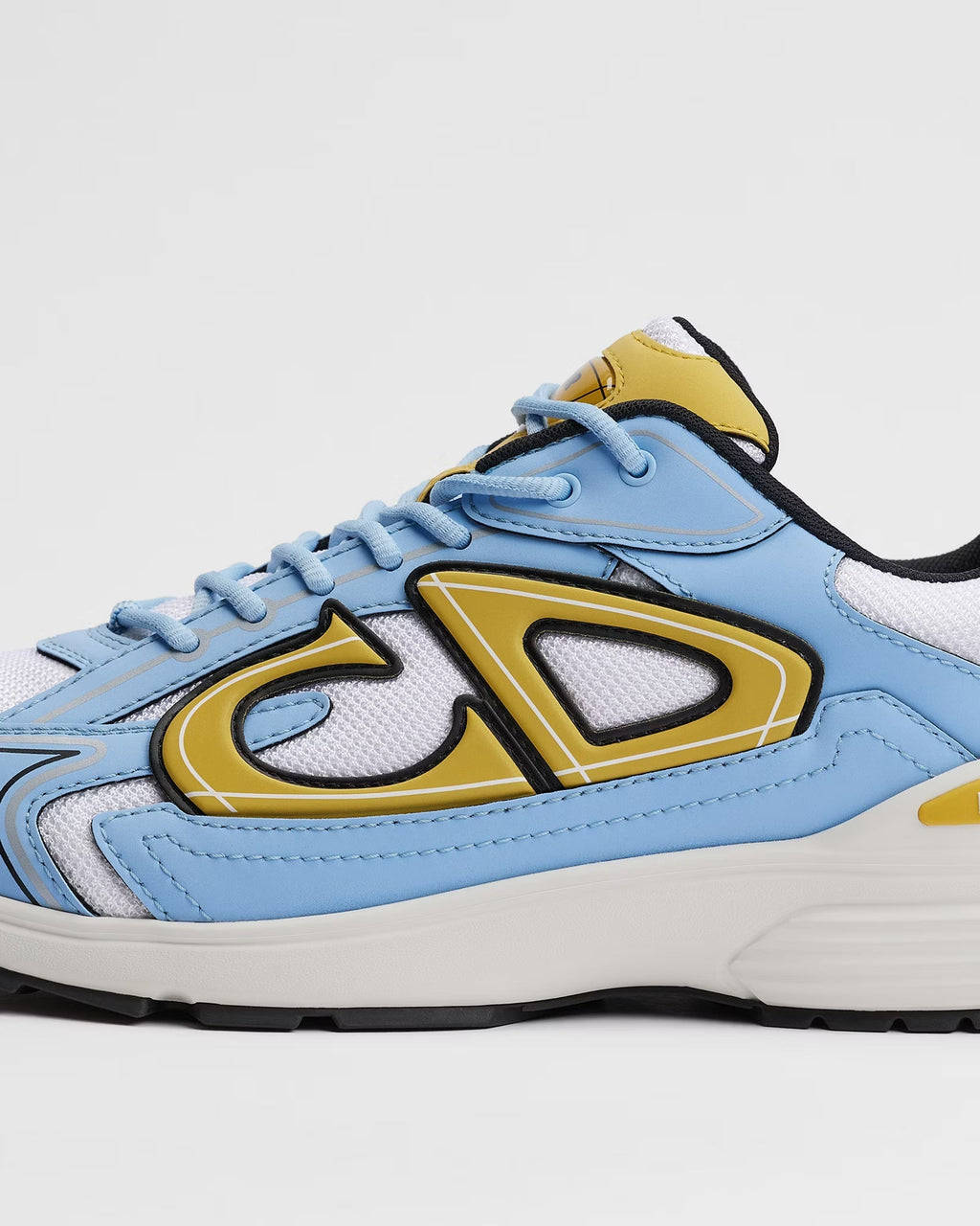 Dior B30 Women's & Men's Shoes - Light Blue / Yellow / White Sneakers