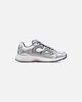 Dior B30 Women's & Men's Shoes - Metallic Silver / Black / White Sneakers