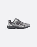 Dior B30 Women's & Men's Shoes - Metallic Silver / Charcoal Grey / Black Sneakers