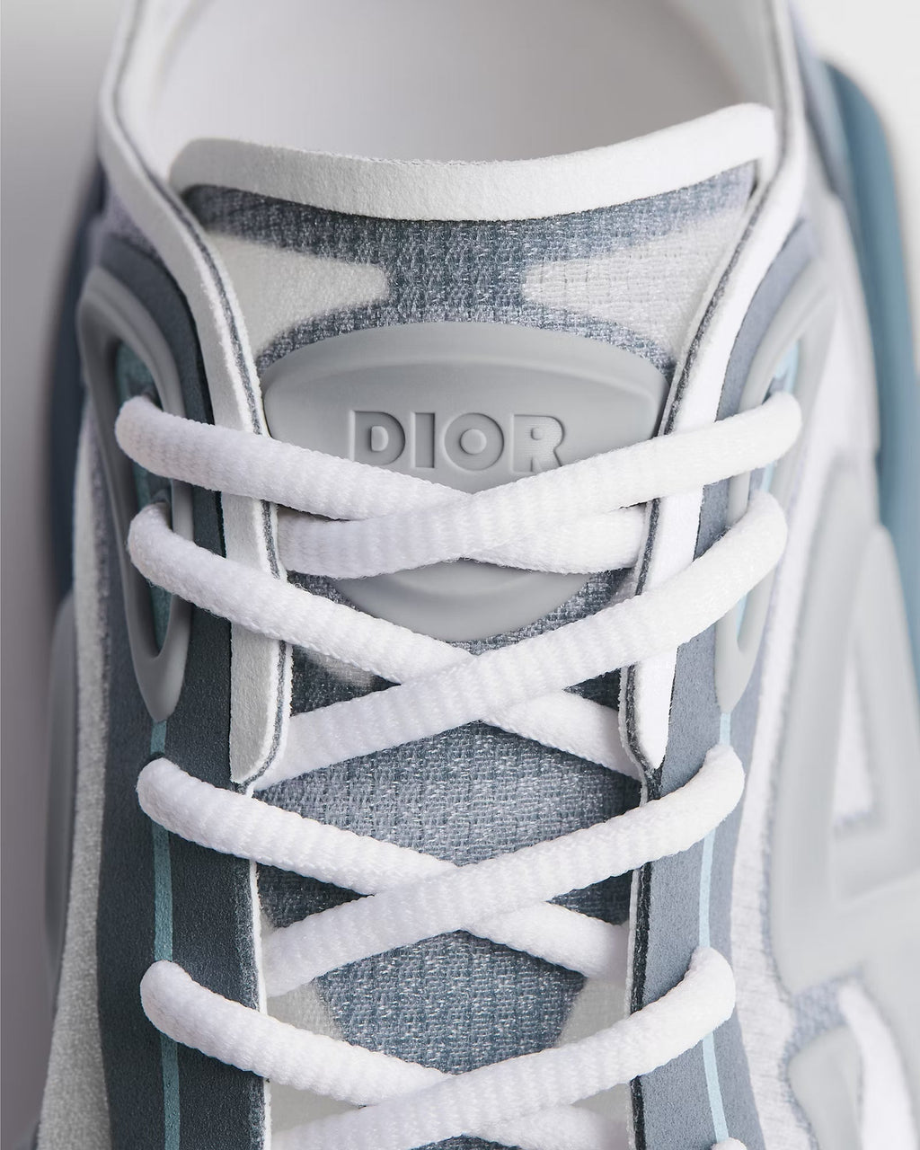 Dior B30 Women's & Men's Shoes - White / Grey / Slate Blue Sneakers