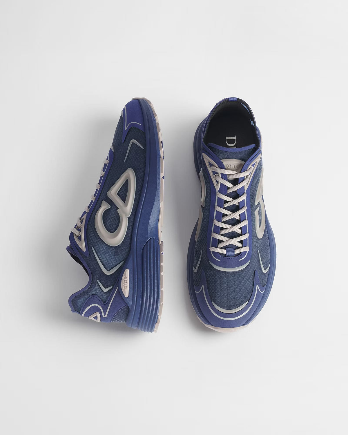 Dior B30 Women's & Men's Shoes - Navy / Royal Blue / Cream Sneakers