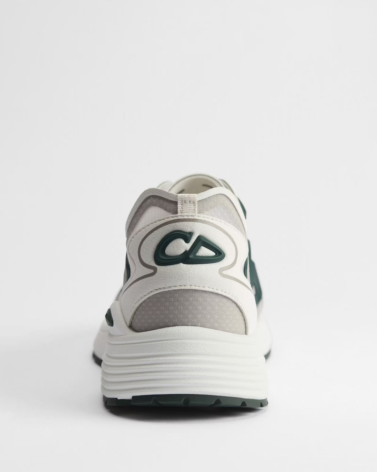 Dior B30 Women's & Men's Shoes - Cream / Light Grey / Dark Green Sneakers