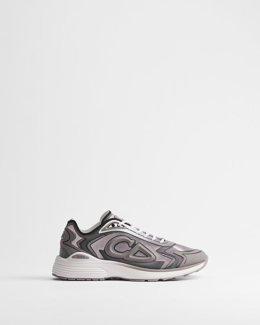 Dior B30 Women's & Men's Shoes - Taupe Grey / Charcoal / White Sneakers