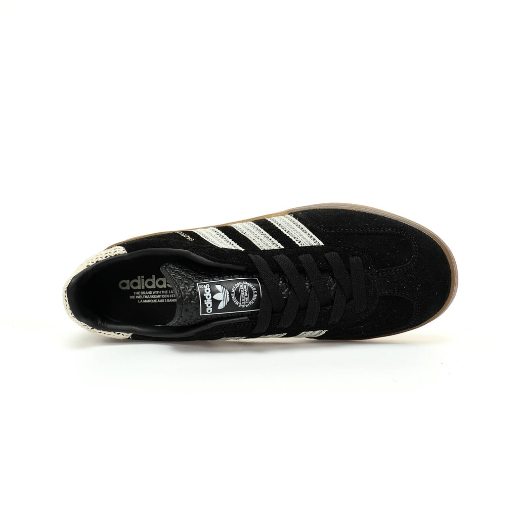 Adidas Originals Gazelle Indoor Black Off-White Gum Suede Sneaker