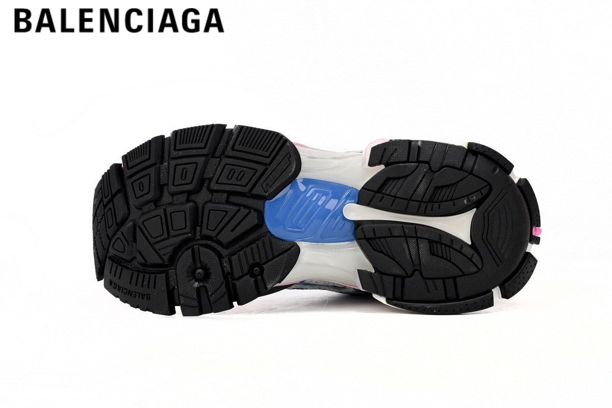 Balenciaga Runner men's shoes  women sneakers— White Multicolor