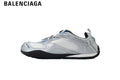 Balenciaga Skate men's shoes  women sneakers — Silver, White & Blue