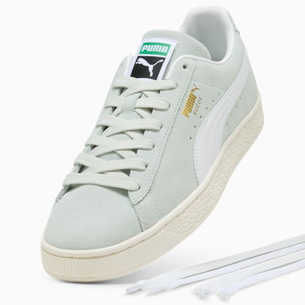 PUMA Suede Classic Mint Green-White-Vintage Off-White