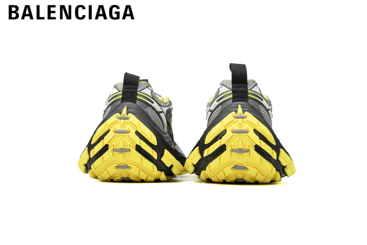 Balenciaga Cargo men's shoes  women sneakers— Dark Gray / Yellow