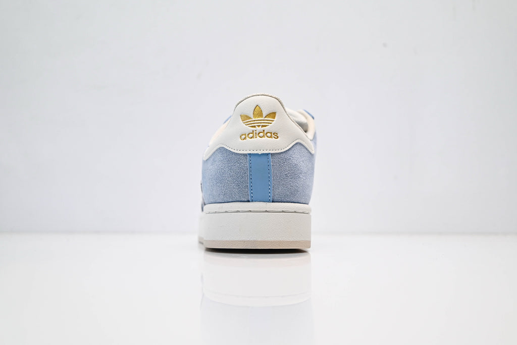 adidas Originals Superstar – Light Blue Suede Upper with Off-White Shell Toe
