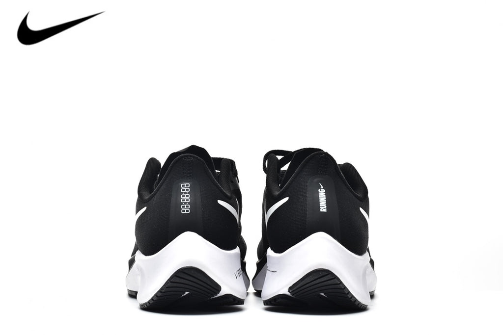 Nike Air Zoom Pegasus 37 – Black / White Mesh Running Sneakers