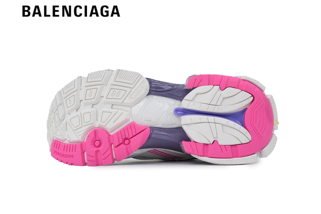 Balenciaga Runner men's shoes  women sneakers White Pink Purple