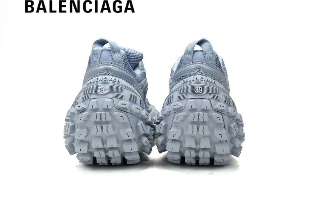 Balenciaga Defender men's shoes  women sneakers in Light Blue