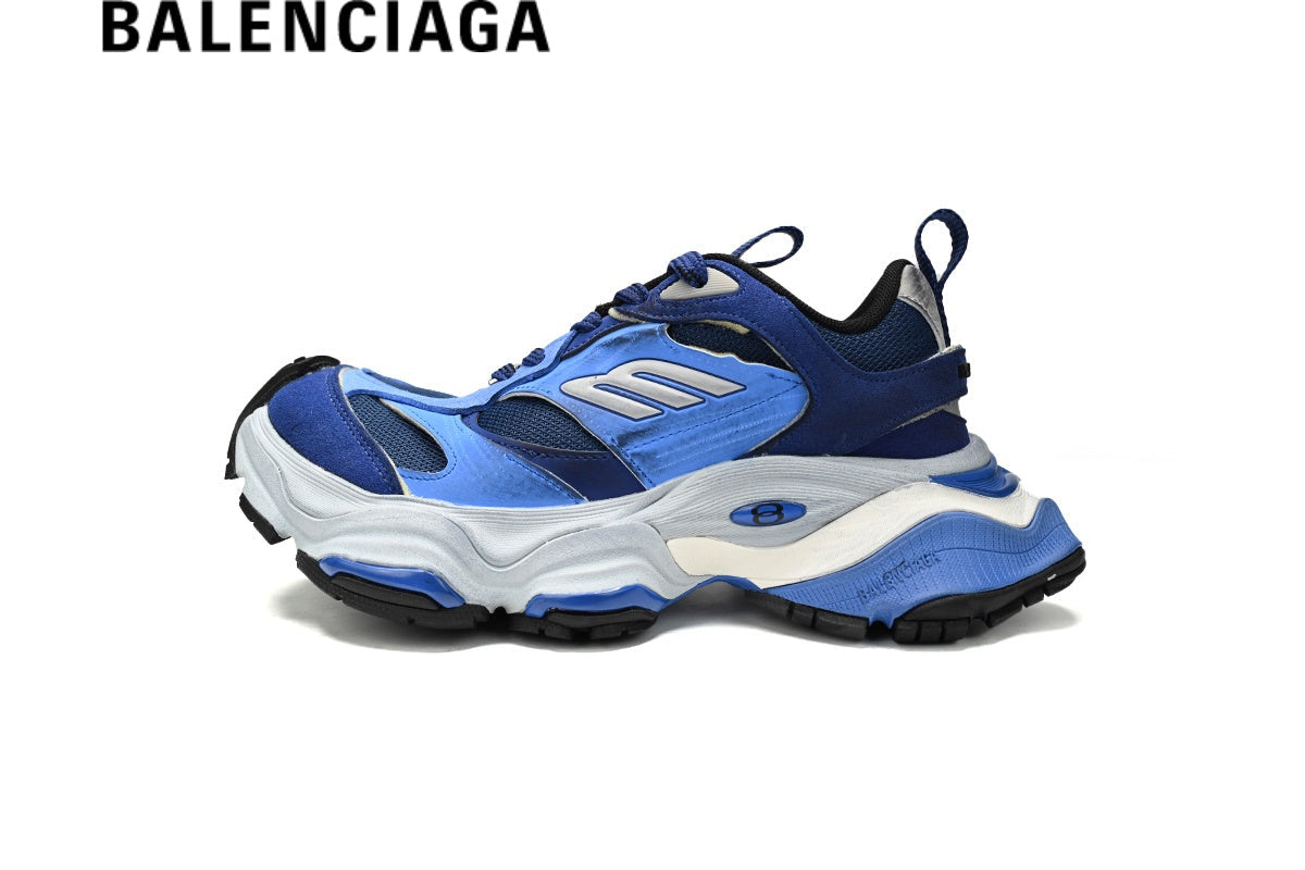 Balenciaga Cargo men's shoes  women sneakers Blue