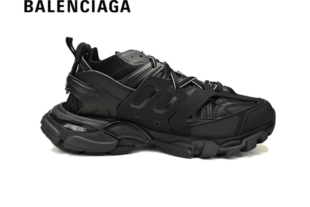 Balenciaga Track men's shoes  women sneakers Sandal All Black