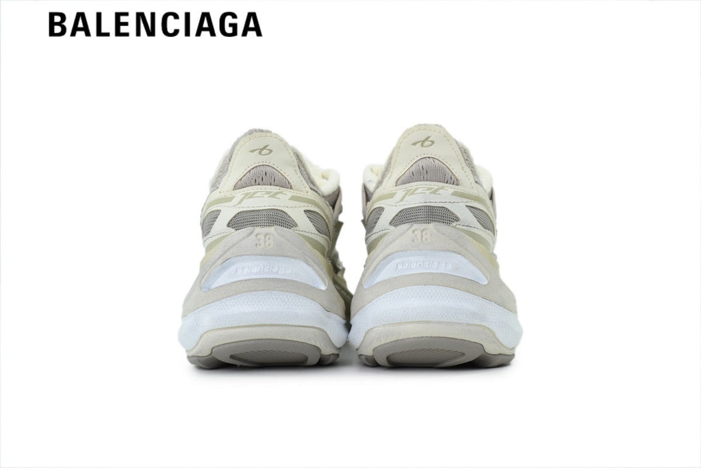 Balenciaga Circuit men's shoes  women sneakers Beige White