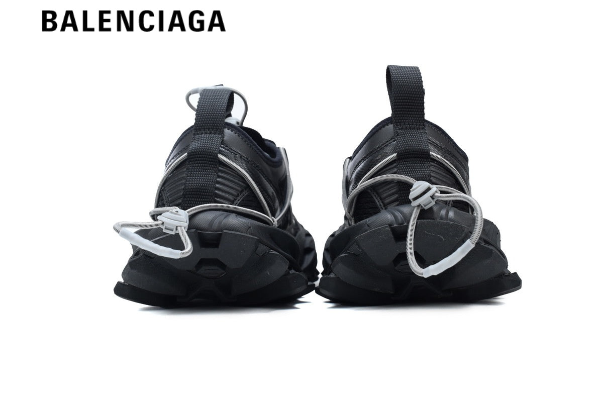 Balenciaga Defender men's shoes  women sneakers Black