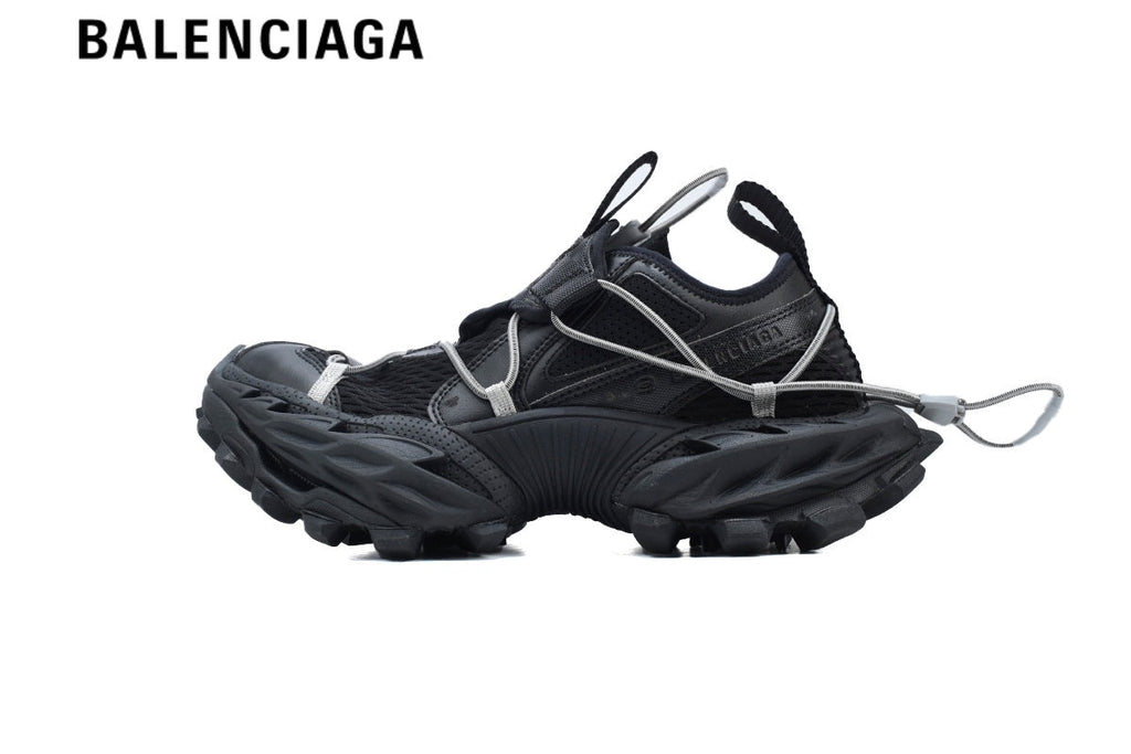 Balenciaga Defender men's shoes  women sneakers Black