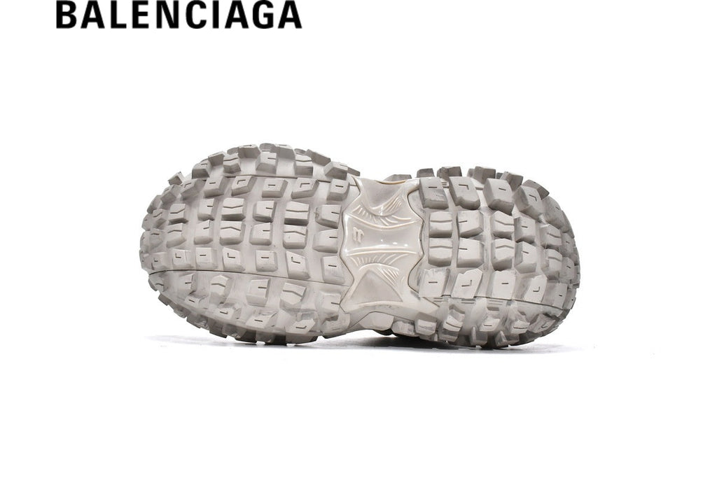 Balenciaga Defender men's shoes  women sneakers in Silver