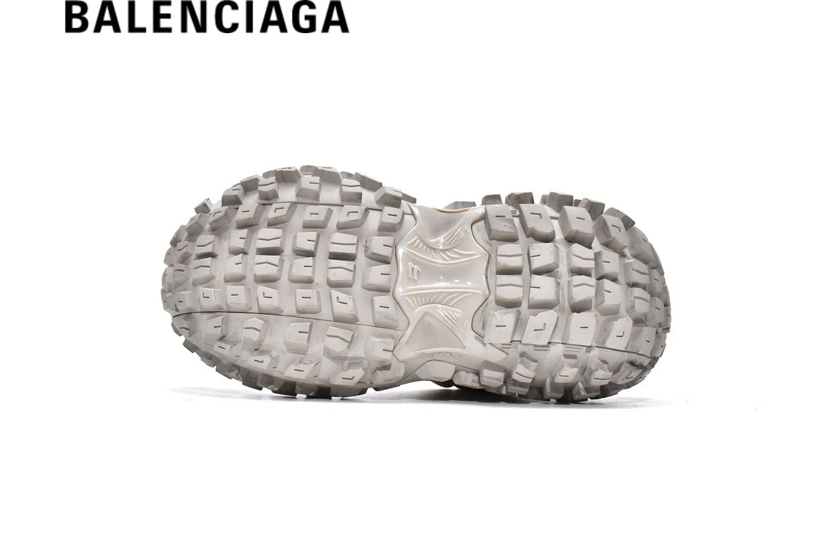 Balenciaga Defender men's shoes  women sneakers in Silver