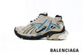 Balenciaga Runner men's shoes  women sneakers – Beige & Blue