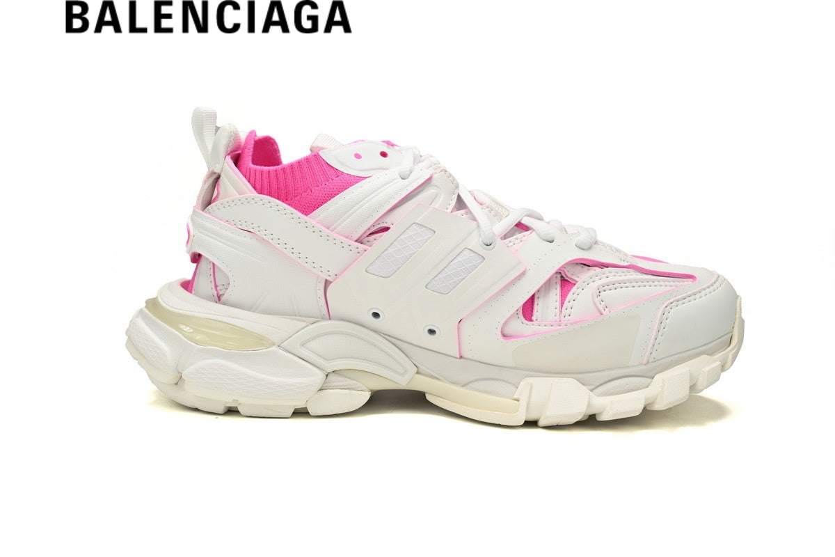 Balenciaga Track men's shoes  women sneakers White & Pink