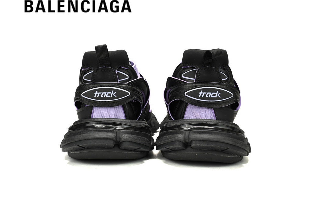 Balenciaga Track men's shoes  women sneakers Sandal Black Purple