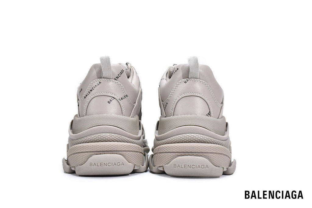 Balenciaga Triple S men's shoes  women sneakers – Grey Allover Logo
