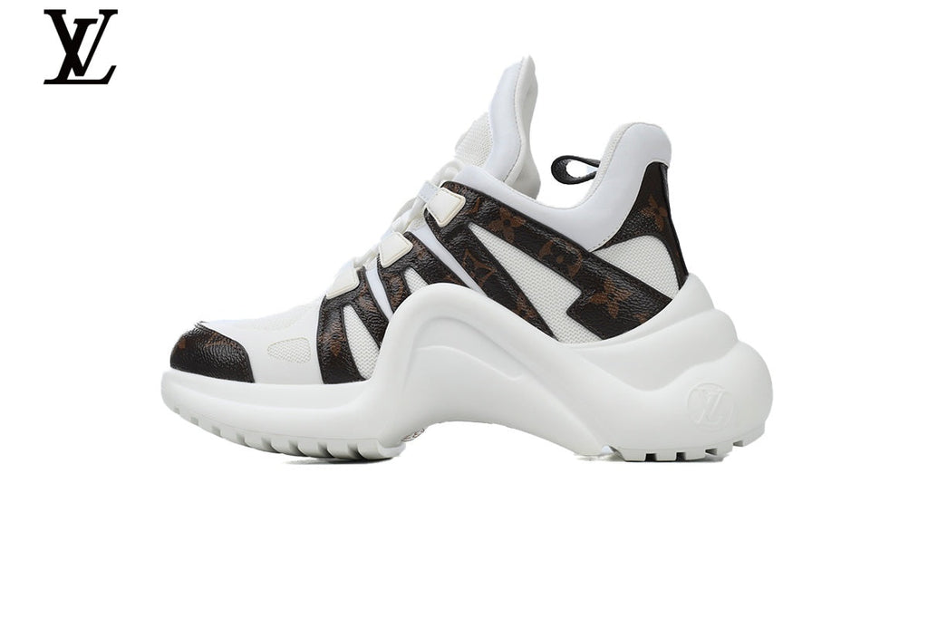 Louis Vuitton LV  shoes for man  women Archlight Sneaker – White Monogram