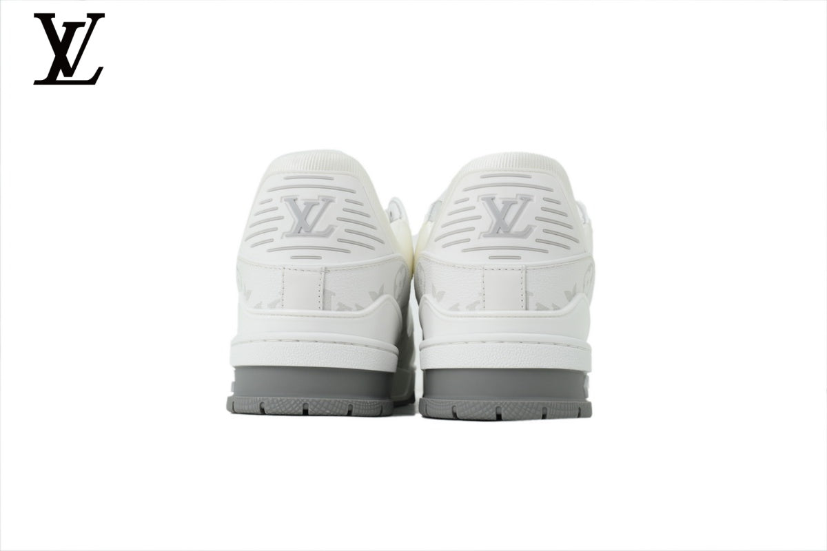 Louis Vuitton Trainer  shoes for man  women Sneaker – White Monogram
