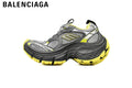 Balenciaga Cargo men's shoes  women sneakers— Dark Gray / Yellow
