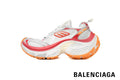Balenciaga Runner men's shoes  women sneakers – White, Red & Orange