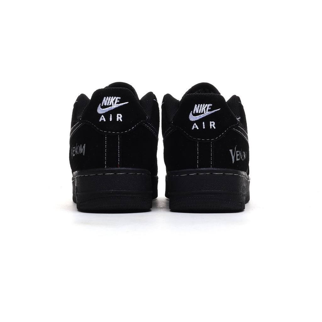 Nike Air Force 1 '07 Low 'Venom' – Black & White Marvel Custom Sneaker