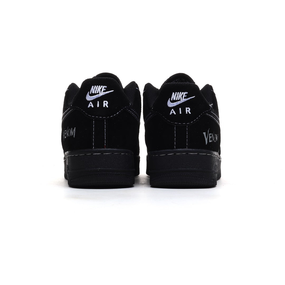 Nike Air Force 1 '07 Low 'Venom' – Black & White Marvel Custom Sneaker