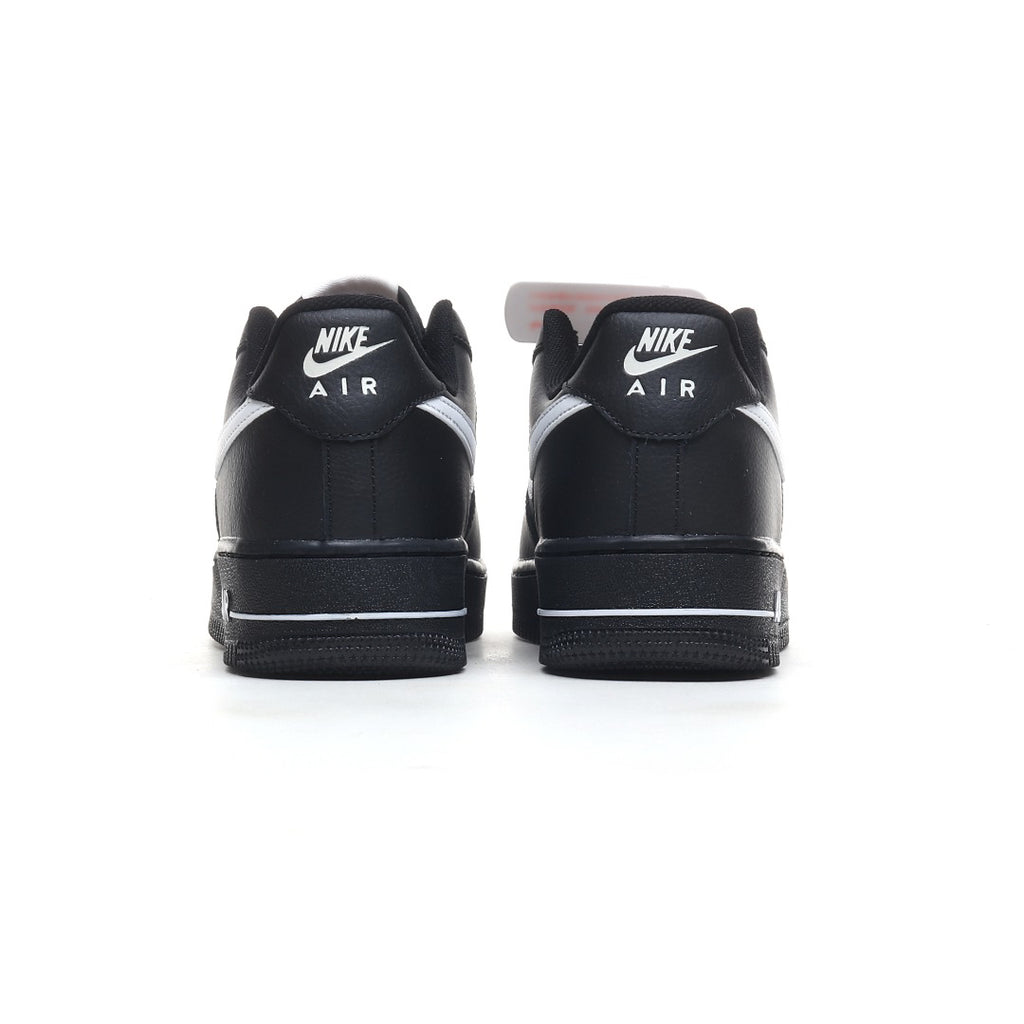 Nike Air Force 1 '07 Low Men's 'Black / White' – Premium Leather Sneaker