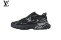 Louis Vuitton shoes for man  women Runaway Sneaker – Black & Grey Mesh Dad Shoe