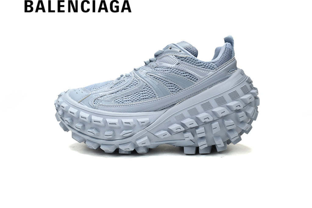 Balenciaga Defender men's shoes  women sneakers in Light Blue