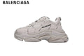 Balenciaga Triple S men's shoes  women sneakersr — Light Grey, All-Over Logo