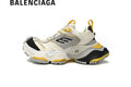 Balenciaga Cargo men's shoes  women sneakers  White Black Yellow