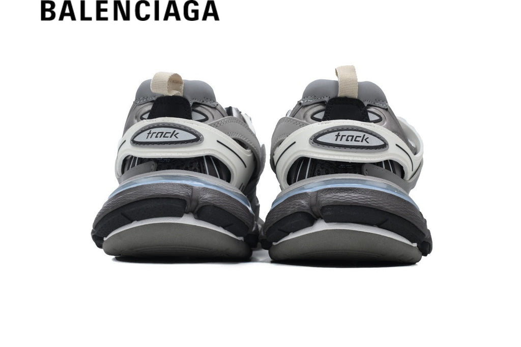 Balenciaga Track men's shoes  women sneakers in Grey and White