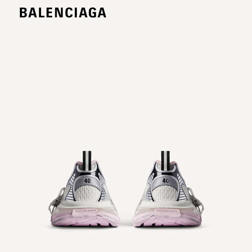 Balenciaga 3XL Extreme Laces men's shoes  women sneakers Silver Pink
