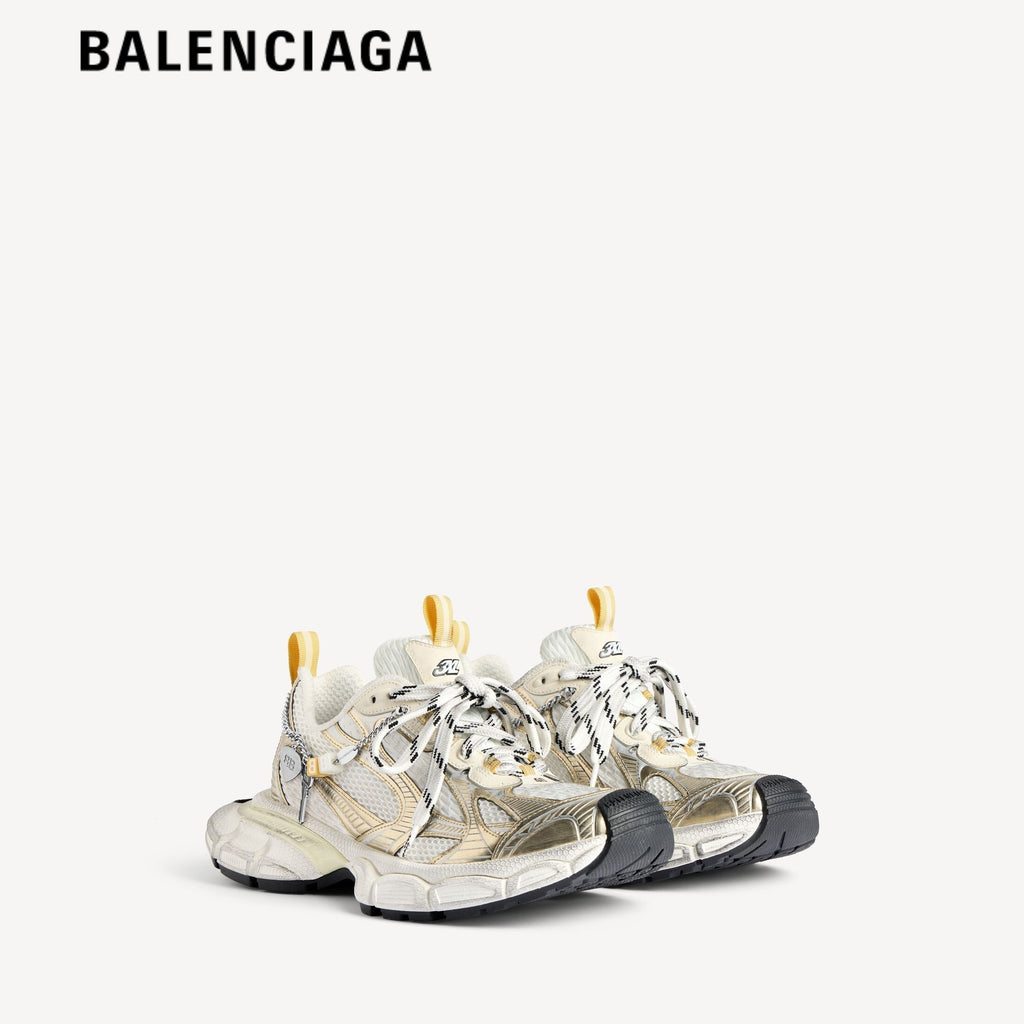 Balenciaga 3XL men's shoes  women sneakers White Gold With Charm