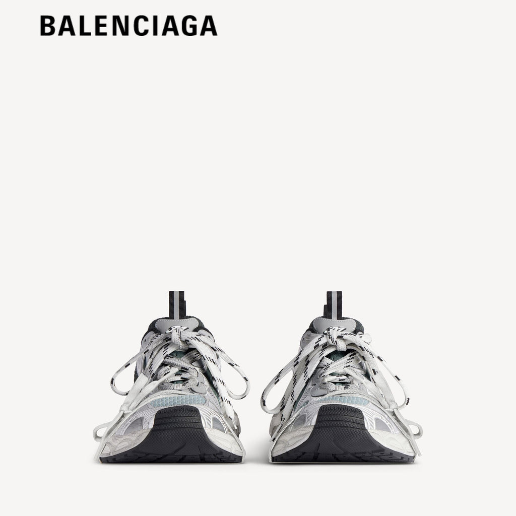 Balenciaga 3XL men's shoes  women sneakers Silver Dark Green