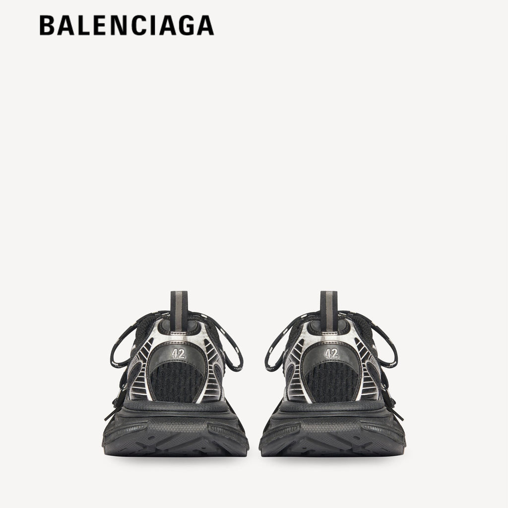 Balenciaga 3XL Extreme Laces men's shoes  women sneakers Black Silver