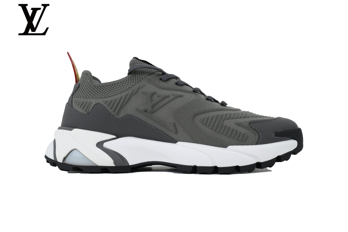 Louis Vuitton shoes for man  women Run Away Sneaker – Grey Knit