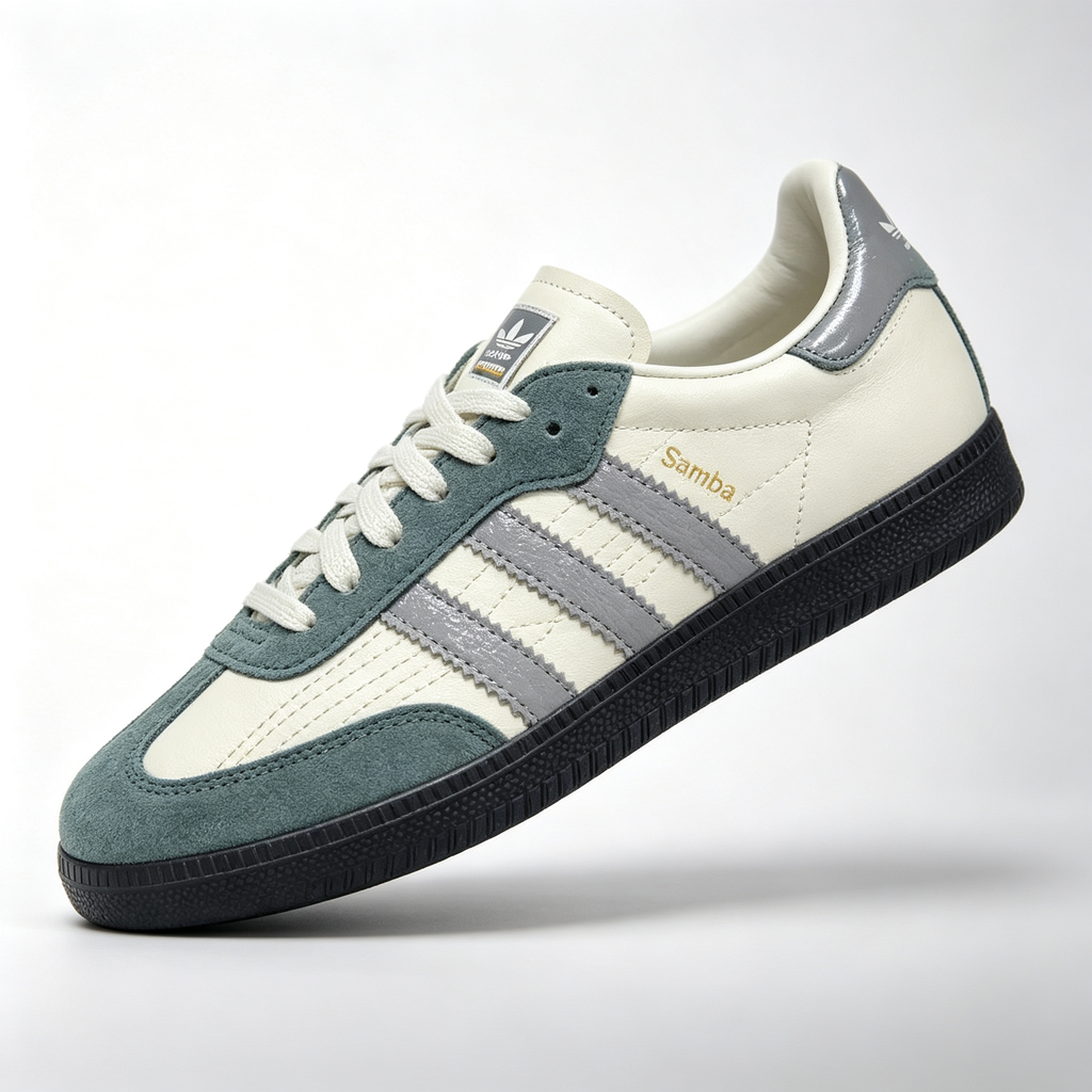 Adidas Originals Samba OG 'Off-White / Green / Grey'