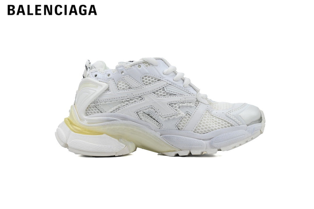 Balenciaga Runner men's shoes  women sneakers — White