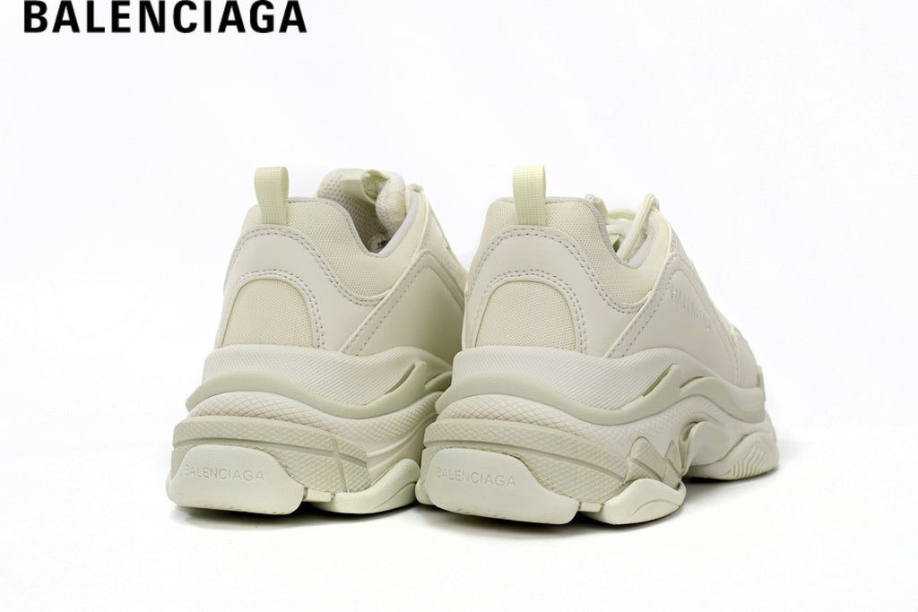 Balenciaga Triple S men's shoes  women sneakers - Off White