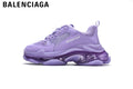 Balenciaga Triple S men's shoes  women sneakers — Purple