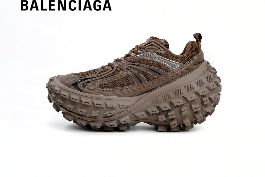 Balenciaga Brown Defender men's shoes  women sneakers
