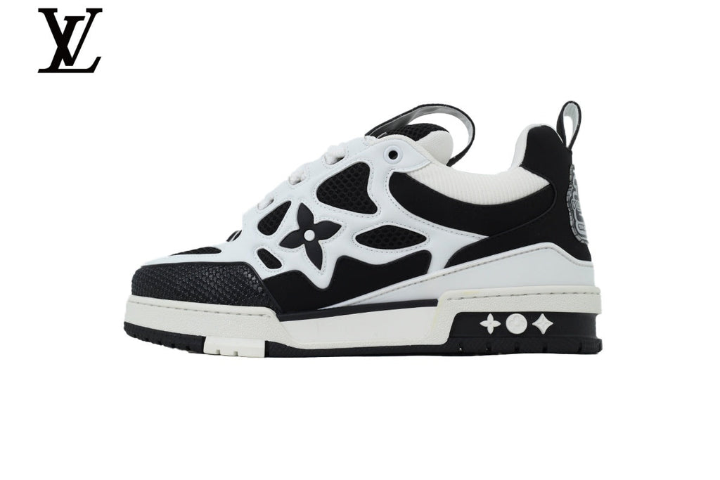 Louis Vuitton  shoes for man  women Skate Sneaker – Black & White